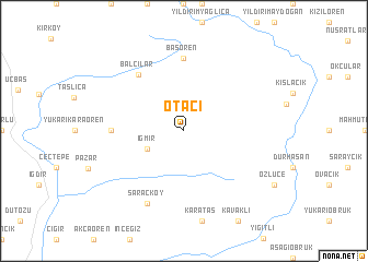map of Otacı