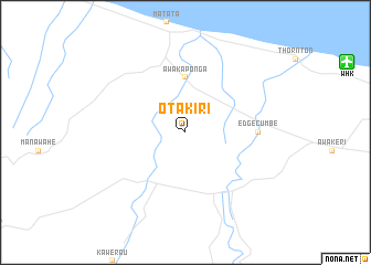 map of Otakiri
