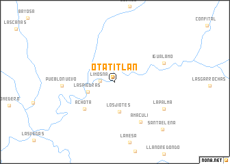 map of Otatitlán