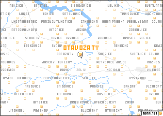 map of Otavožaty