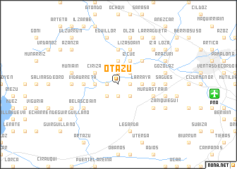 map of Otazu