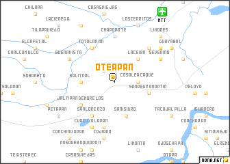 map of Oteapan