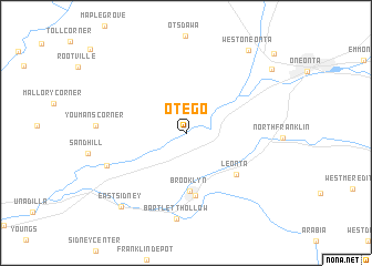 map of Otego