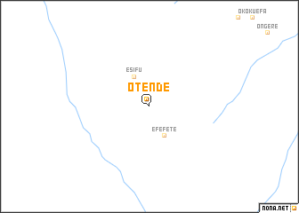 map of Otende