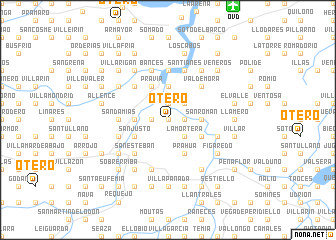 map of Otero