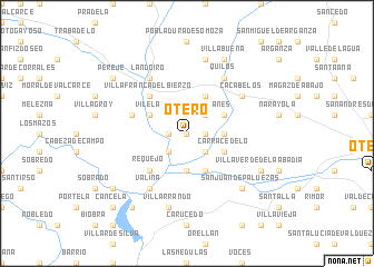 map of Otero