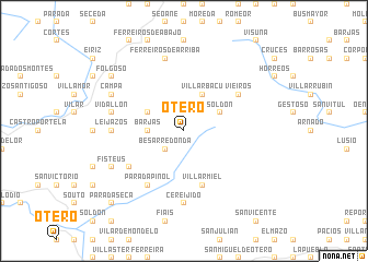 map of Otero