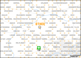 map of Othée