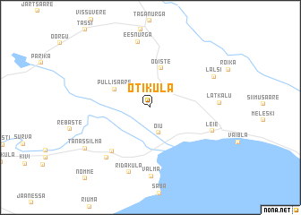 map of Otiküla
