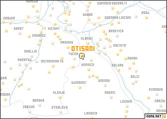 map of Otišani