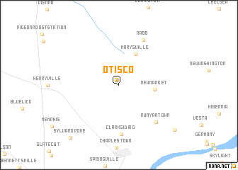 map of Otisco