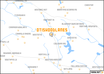 map of Otis Wood Lanes