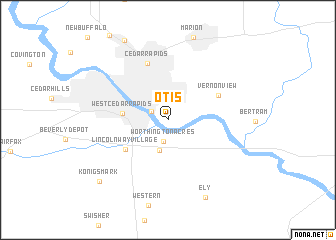 map of Otis