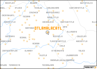 map of Otlamalacatl