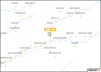 map of Otoca