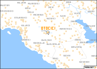 map of Otočići