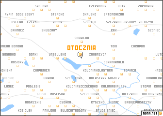 map of Otocznia