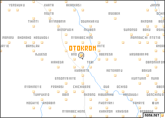 map of Otokrom