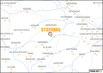 map of Otorābād