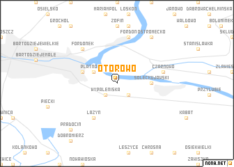 map of Otorowo