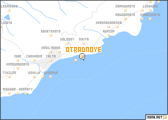 map of Otradnoye