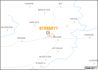 map of Otradnyy