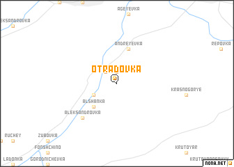 map of Otradovka
