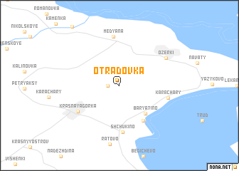 map of Otradovka