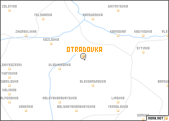 map of Otradovka