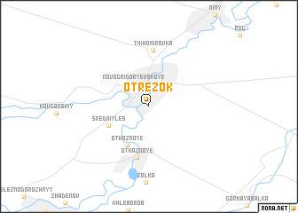 map of (( Otrezok ))