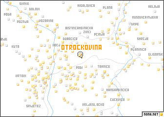 map of Otročkovina