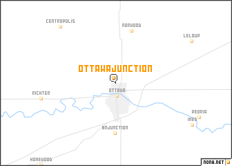 map of Ottawa Junction