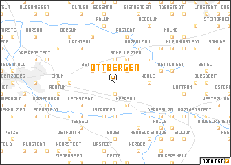 map of Ottbergen