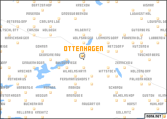 map of Ottenhagen