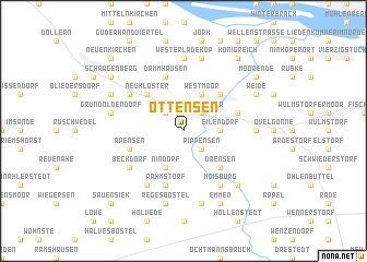 map of Ottensen