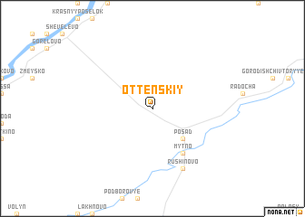 map of Ottenskiy