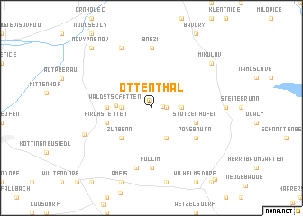 map of Ottenthal