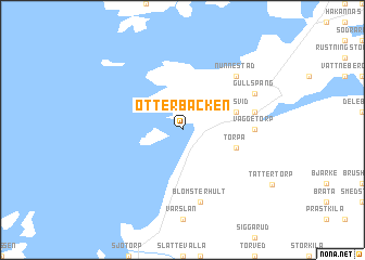 map of Otterbäcken