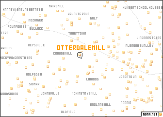 map of Otterdale Mill