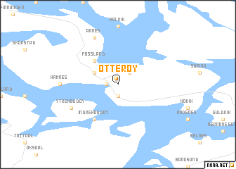 map of Otterøy