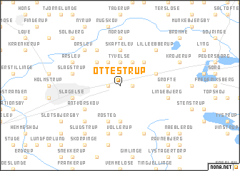 map of Ottestrup