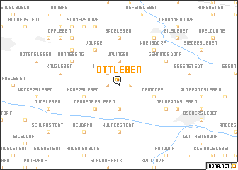 map of Ottleben