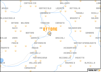 map of Ottone