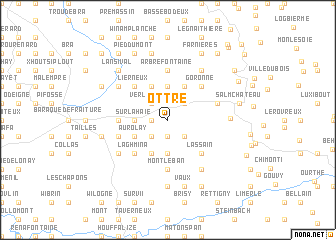 map of Ottré
