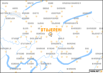 map of Otujeremi