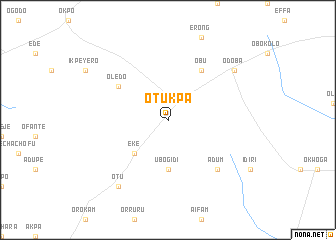 map of Otukpa