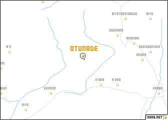 map of Otunade