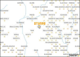 map of Otunpa