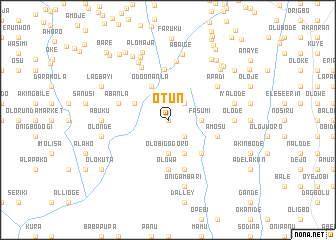 map of Otun