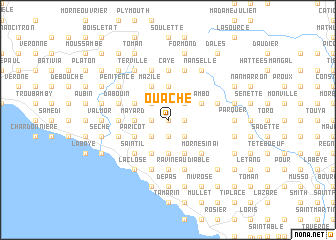map of Ouache